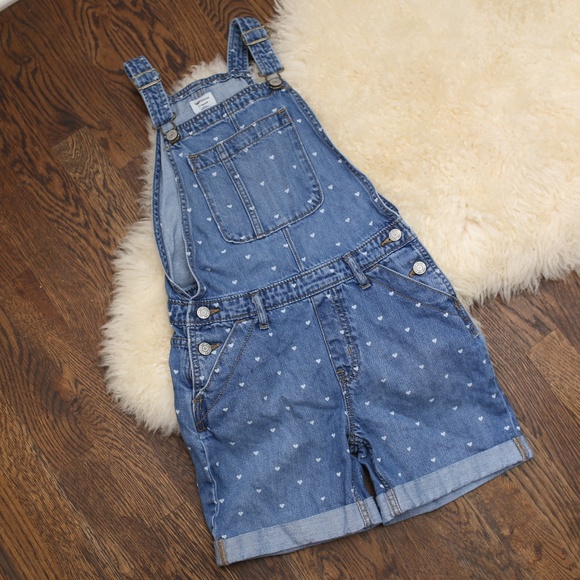 GAP Other - Gap Kids Overalls Hearts Large (10-12)